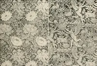 An illustration from Home furnishing; facts and figures about furniture, carpets and rugs, lamps and lighting fixtures, wall papers, window shades and draperies, tapestries, etc. (1913)