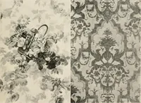 An illustration from Home furnishing; facts and figures about furniture, carpets and rugs, lamps and lighting fixtures, wall papers, window shades and draperies, tapestries, etc. (1913)