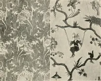 An illustration from Home furnishing; facts and figures about furniture, carpets and rugs, lamps and lighting fixtures, wall papers, window shades and draperies, tapestries, etc. (1913)