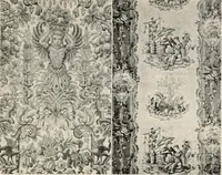 An illustration from Home furnishing; facts and figures about furniture, carpets and rugs, lamps and lighting fixtures, wall papers, window shades and draperies, tapestries, etc. (1913)