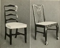 An illustration from Home furnishing; facts and figures about furniture, carpets and rugs, lamps and lighting fixtures, wall papers, window shades and draperies, tapestries, etc. (1913)