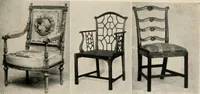 An illustration from Home furnishing; facts and figures about furniture, carpets and rugs, lamps and lighting fixtures, wall papers, window shades and draperies, tapestries, etc. (1913)