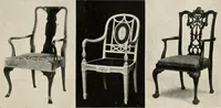 An illustration from Home furnishing; facts and figures about furniture, carpets and rugs, lamps and lighting fixtures, wall papers, window shades and draperies, tapestries, etc. (1913)