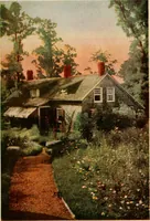 An illustration from The home garden (1917)