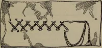 An illustration from Home and school sewing (1901)