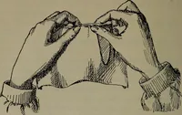 An illustration from Home and school sewing (1901)