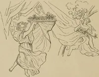 An illustration from Homes, haunts, and works of Rubens, Vandyke, Rembrandt, and Cuyp; the Dutch genre-painters; Michael Angelo and Raffaelle. Being a series of art-rambles in Belgium, Holland and Italy (1872)