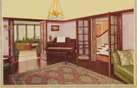 An illustration from Homes healthful and beautiful : sane & sanitary decoration of homes, illustrated with designs in Alabastine tints with descriptive letter press (1906)
