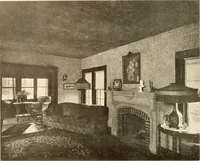 An illustration from Homes of moderate size; a collection of photographs and plans of modern suburban and country homes, following the colonial, Italian and English architectural styles, and arranged accordingly (1921)