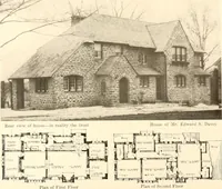 Picture 120 of 162 from Homes of moderate size; a collection of photographs and plans of modern suburban and country homes, following the colonial, Italian and English architectural styles, and arranged accordingly (1921), leaf 117