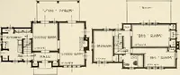 An illustration from Homes of moderate size; a collection of photographs and plans of modern suburban and country homes, following the colonial, Italian and English architectural styles, and arranged accordingly (1921)