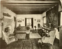 An illustration from Homes of moderate size; a collection of photographs and plans of modern suburban and country homes, following the colonial, Italian and English architectural styles, and arranged accordingly (1921)