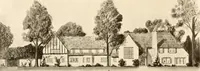 An illustration from Homes of moderate size; a collection of photographs and plans of modern suburban and country homes, following the colonial, Italian and English architectural styles, and arranged accordingly (1921)