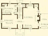 Picture 147 of 162 from Homes of moderate size; a collection of photographs and plans of modern suburban and country homes, following the colonial, Italian and English architectural styles, and arranged accordingly (1921), leaf 141