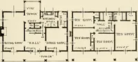 Picture 150 of 162 from Homes of moderate size; a collection of photographs and plans of modern suburban and country homes, following the colonial, Italian and English architectural styles, and arranged accordingly (1921), leaf 142