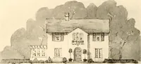 An illustration from Homes of moderate size; a collection of photographs and plans of modern suburban and country homes, following the colonial, Italian and English architectural styles, and arranged accordingly (1921)