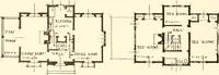 An illustration from Homes of moderate size; a collection of photographs and plans of modern suburban and country homes, following the colonial, Italian and English architectural styles, and arranged accordingly (1921)