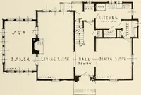 Picture 23 of 162 from Homes of moderate size; a collection of photographs and plans of modern suburban and country homes, following the colonial, Italian and English architectural styles, and arranged accordingly (1921), leaf 36
