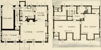 Picture 38 of 162 from Homes of moderate size; a collection of photographs and plans of modern suburban and country homes, following the colonial, Italian and English architectural styles, and arranged accordingly (1921), leaf 50