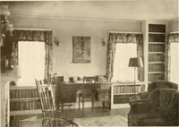 An illustration from Homes of moderate size; a collection of photographs and plans of modern suburban and country homes, following the colonial, Italian and English architectural styles, and arranged accordingly (1921)