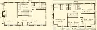 An illustration from Homes of moderate size; a collection of photographs and plans of modern suburban and country homes, following the colonial, Italian and English architectural styles, and arranged accordingly (1921)