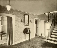 An illustration from Homes of moderate size; a collection of photographs and plans of modern suburban and country homes, following the colonial, Italian and English architectural styles, and arranged accordingly (1921)