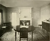 An illustration from Homes of moderate size; a collection of photographs and plans of modern suburban and country homes, following the colonial, Italian and English architectural styles, and arranged accordingly (1921)
