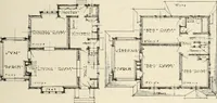 An illustration from Homes of moderate size; a collection of photographs and plans of modern suburban and country homes, following the colonial, Italian and English architectural styles, and arranged accordingly (1921)