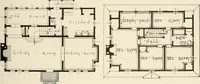 An illustration from Homes of moderate size; a collection of photographs and plans of modern suburban and country homes, following the colonial, Italian and English architectural styles, and arranged accordingly (1921)