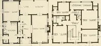 An illustration from Homes of moderate size; a collection of photographs and plans of modern suburban and country homes, following the colonial, Italian and English architectural styles, and arranged accordingly (1921)