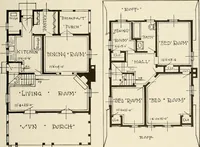 Picture 79 of 162 from Homes of moderate size; a collection of photographs and plans of modern suburban and country homes, following the colonial, Italian and English architectural styles, and arranged accordingly (1921), leaf 84