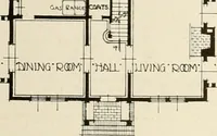 An illustration from Homes of moderate size; a collection of photographs and plans of modern suburban and country homes, following the colonial, Italian and English architectural styles, and arranged accordingly (1921)