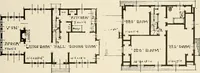An illustration from Homes of moderate size; a collection of photographs and plans of modern suburban and country homes, following the colonial, Italian and English architectural styles, and arranged accordingly (1921)