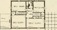 An illustration from Homes of moderate size; a collection of photographs and plans of modern suburban and country homes, following the colonial, Italian and English architectural styles, and arranged accordingly (1921)