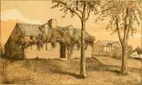 An illustration from The homes of our forefathers. Being a selection of the oldest and most interesting historical houses, and noted places in Maine, New Hampshire and Vermont (1886)