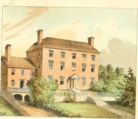 An illustration from Homes of our forefathers in Boston. Old England and Boston, New England (1889)