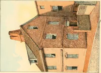 An illustration from Homes of our forefathers in Boston. Old England and Boston, New England (1889)