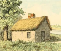 An illustration from Homes of our forefathers in Boston. Old England and Boston, New England (1889)
