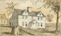 Picture 20 of 71 from The homes of our forefathers. Being a selection of the oldest and most interesting buildings, historical houses, and noted places in Massachusetts. From original drawings made on the spot by Edwin Whitefield (1880), leaf 30