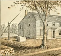 Picture 27 of 71 from The homes of our forefathers. Being a selection of the oldest and most interesting buildings, historical houses, and noted places in Massachusetts. From original drawings made on the spot by Edwin Whitefield (1880), leaf 36