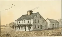 Picture 43 of 71 from The homes of our forefathers. Being a selection of the oldest and most interesting buildings, historical houses, and noted places in Massachusetts. From original drawings made on the spot by Edwin Whitefield (1880), leaf 50