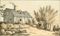 Picture 51 of 71 from The homes of our forefathers. Being a selection of the oldest and most interesting buildings, historical houses, and noted places in Massachusetts. From original drawings made on the spot by Edwin Whitefield (1880), leaf 56
