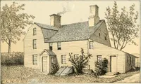 Picture 55 of 71 from The homes of our forefathers. Being a selection of the oldest and most interesting buildings, historical houses, and noted places in Massachusetts. From original drawings made on the spot by Edwin Whitefield (1880), leaf 60