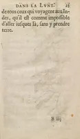 An illustration from L'homme dans la lvne; (1654)