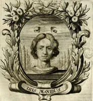 Picture 18 of 63 from Homo et ejus partes figuratus & symbolicus, anatomicus, rationalis, moralis, mysticus, politicus, & legalis : collectus et explicatus cum figuris, symbolis, anatomiis, factis, emblematicus, moralibus, mysticis, proverbiis, hieroglyphicis, prodigiis, simulacris, statuis, historiis, ritibus, observationibus, moribus, numismatibus, dedicationibus, signaturis, significationibus literarum, epithetis, fabulis, miris, physiognomicis, & somniis ; reflexionibus et declarationibus tam ex sacris quàm profanis auctoribus desumptis (1695), leaf 112