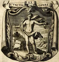 An illustration from Homo et ejus partes figuratus & symbolicus, anatomicus, rationalis, moralis, mysticus, politicus, & legalis : collectus et explicatus cum figuris, symbolis, anatomiis, factis, emblematicus, moralibus, mysticis, proverbiis, hieroglyphicis, prodigiis, simulacris, statuis, historiis, ritibus, observationibus, moribus, numismatibus, dedicationibus, signaturis, significationibus literarum, epithetis, fabulis, miris, physiognomicis, & somniis ; reflexionibus et declarationibus tam ex sacris quàm profanis auctoribus desumptis (1695)