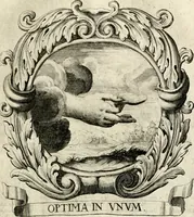 An illustration from Homo et ejus partes figuratus & symbolicus, anatomicus, rationalis, moralis, mysticus, politicus, & legalis : collectus et explicatus cum figuris, symbolis, anatomiis, factis, emblematicus, moralibus, mysticis, proverbiis, hieroglyphicis, prodigiis, simulacris, statuis, historiis, ritibus, observationibus, moribus, numismatibus, dedicationibus, signaturis, significationibus literarum, epithetis, fabulis, miris, physiognomicis, & somniis ; reflexionibus et declarationibus tam ex sacris quàm profanis auctoribus desumptis (1695)