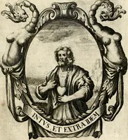 Picture 45 of 63 from Homo et ejus partes figuratus & symbolicus, anatomicus, rationalis, moralis, mysticus, politicus, & legalis : collectus et explicatus cum figuris, symbolis, anatomiis, factis, emblematicus, moralibus, mysticis, proverbiis, hieroglyphicis, prodigiis, simulacris, statuis, historiis, ritibus, observationibus, moribus, numismatibus, dedicationibus, signaturis, significationibus literarum, epithetis, fabulis, miris, physiognomicis, & somniis ; reflexionibus et declarationibus tam ex sacris quàm profanis auctoribus desumptis (1695), leaf 318