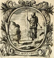 An illustration from Homo et ejus partes figuratus & symbolicus, anatomicus, rationalis, moralis, mysticus, politicus, & legalis : collectus et explicatus cum figuris, symbolis, anatomiis, factis, emblematicus, moralibus, mysticis, proverbiis, hieroglyphicis, prodigiis, simulacris, statuis, historiis, ritibus, observationibus, moribus, numismatibus, dedicationibus, signaturis, significationibus literarum, epithetis, fabulis, miris, physiognomicis, & somniis ; reflexionibus et declarationibus tam ex sacris quàm profanis auctoribus desumptis (1695)