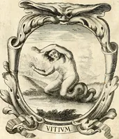 An illustration from Homo et ejus partes figuratus & symbolicus, anatomicus, rationalis, moralis, mysticus, politicus, & legalis : collectus et explicatus cum figuris, symbolis, anatomiis, factis, emblematicus, moralibus, mysticis, proverbiis, hieroglyphicis, prodigiis, simulacris, statuis, historiis, ritibus, observationibus, moribus, numismatibus, dedicationibus, signaturis, significationibus literarum, epithetis, fabulis, miris, physiognomicis, & somniis ; reflexionibus et declarationibus tam ex sacris quàm profanis auctoribus desumptis (1695)